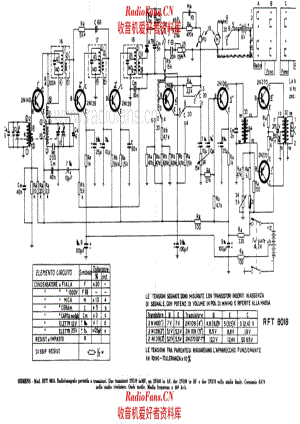 Siemens RFT8018 Fono alternate 电路原理图.pdf