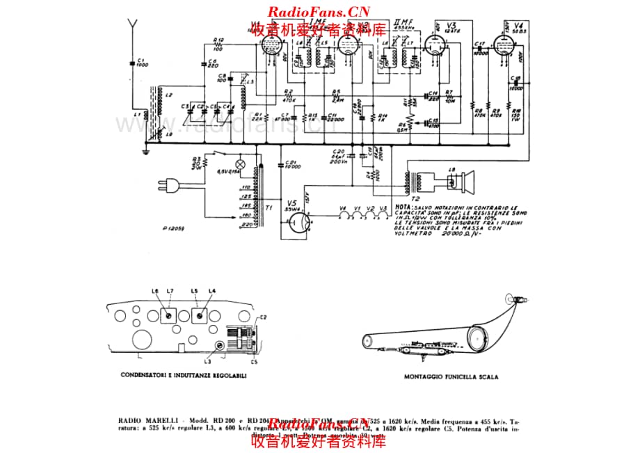 Radiomarelli RD200 alternate 电路原理图.pdf_第1页