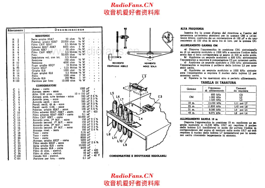 Radiomarelli 118B alignment 电路原理图.pdf_第1页