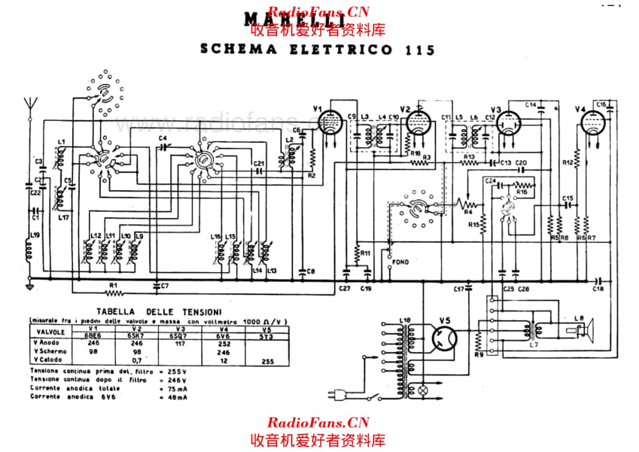 Radiomarelli 115_2 电路原理图.pdf_第1页