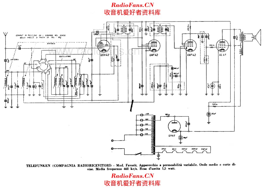 Telefunken Favorit 电路原理图.pdf_第1页