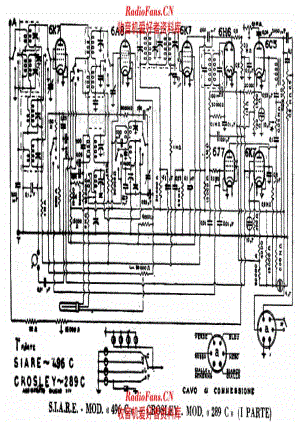 Siare 496C Crosley 289C - 1 of 2 电路原理图.pdf