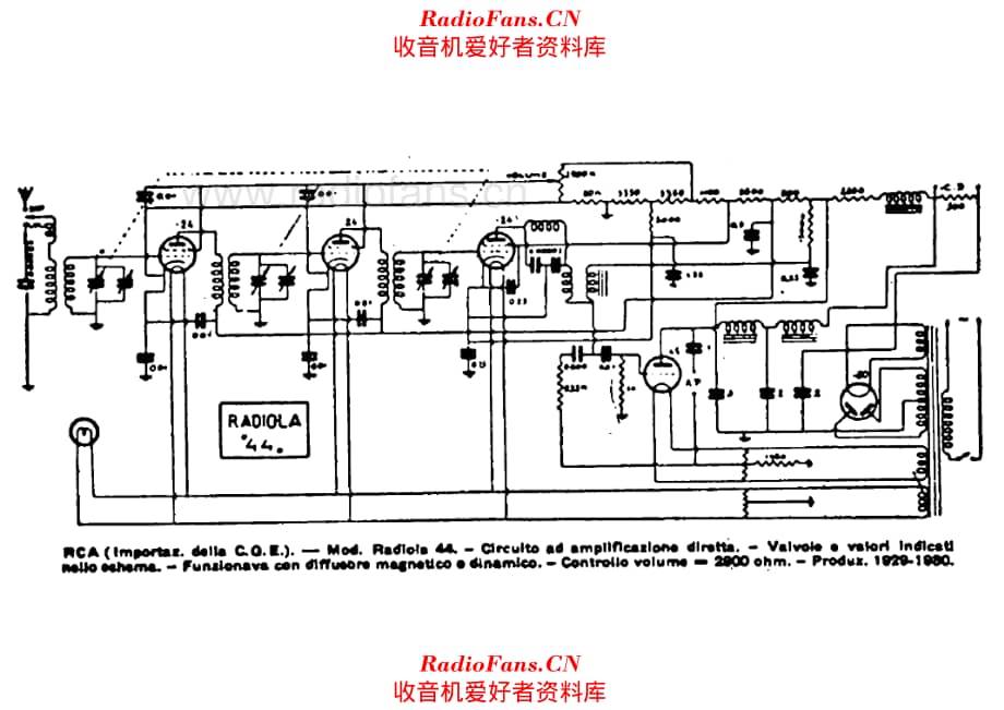 RCA Radiola 44 电路原理图.pdf_第1页