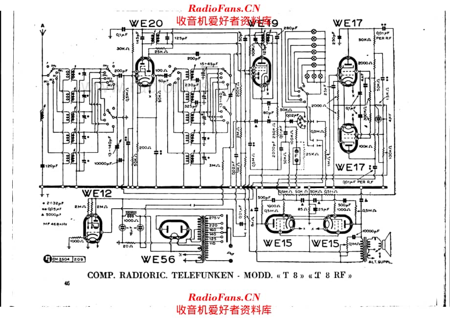 Telefunken T8-T8RF 电路原理图.pdf_第1页