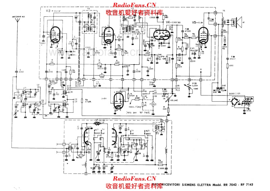 Siemens RR7042 RF7143 电路原理图.pdf_第1页