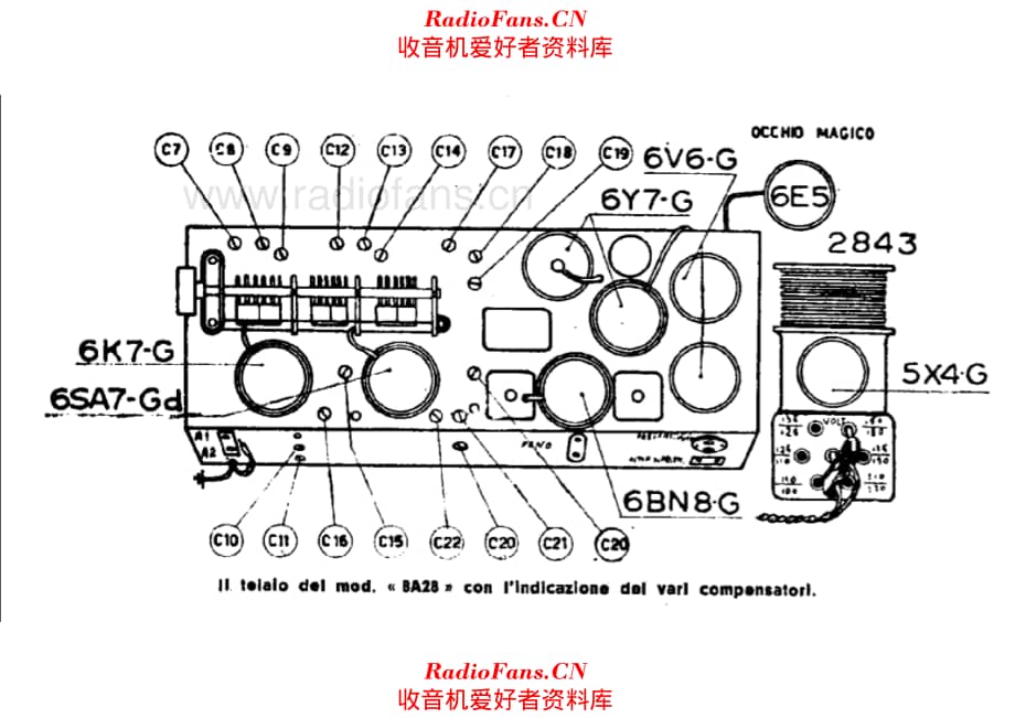 Radiomarelli 8A28 assembly 电路原理图.pdf_第1页