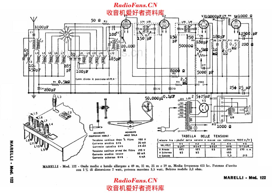 Radiomarelli 122 电路原理图.pdf_第1页