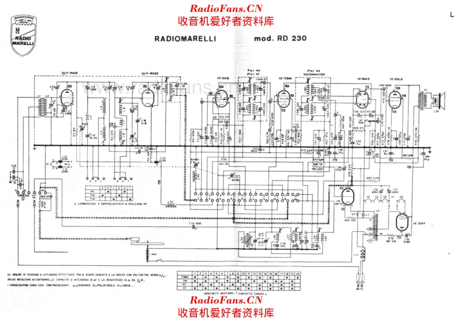 Radiomarelli RD230_3 电路原理图.pdf_第1页