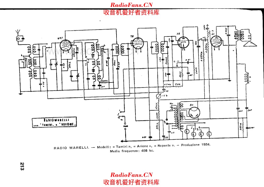 Radiomarelli Arione 电路原理图.pdf_第1页