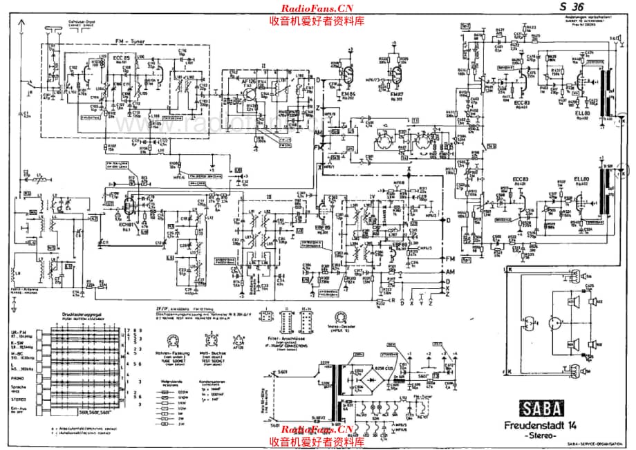 Saba Freudenstadt 14 电路原理图.pdf_第1页