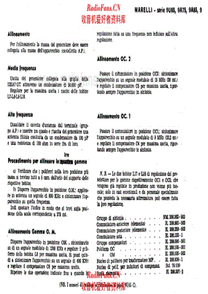 Radiomarelli 9U65G alignment 电路原理图.pdf