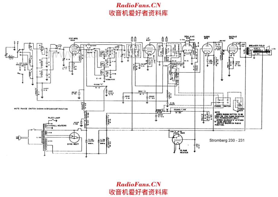 Stromberg Carlson 230 231 电路原理图.pdf_第1页