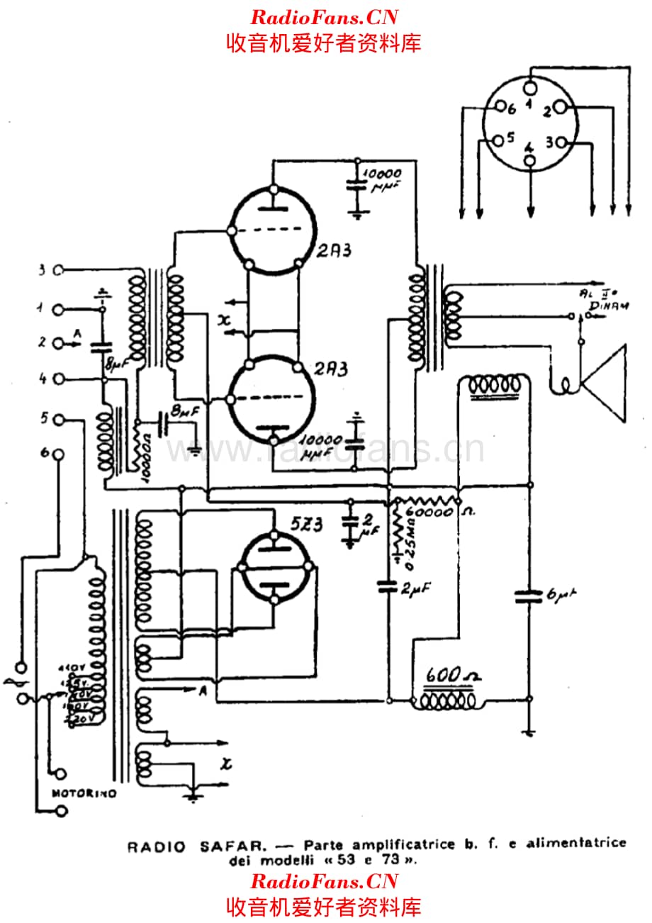 SAFAR 53 73 LF and power supply 电路原理图.pdf_第1页