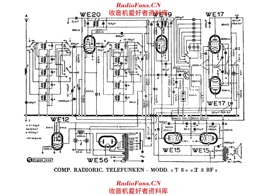 Telefunken T8 T8RF 电路原理图.pdf_第1页