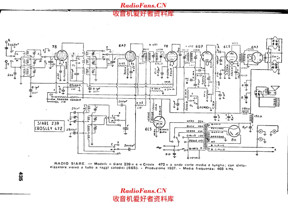 Siare Crosley S-239_C-472 电路原理图.pdf_第1页