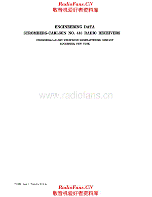Stromberg Carlson 440 service manual 电路原理图.pdf