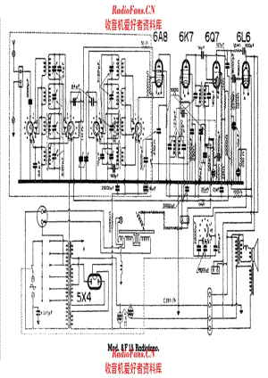 Radiomarelli 8F15 Radiofono 电路原理图.pdf