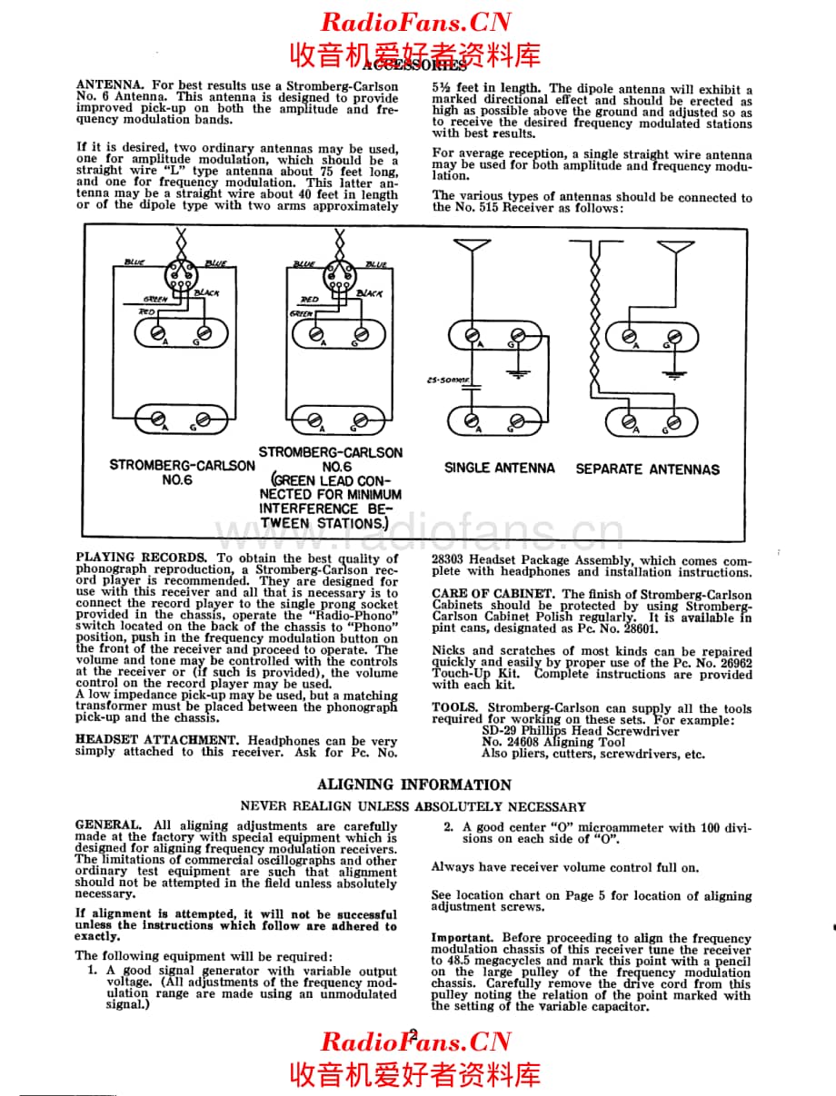 Stromberg Carlson 515 service manual 电路原理图.pdf_第2页