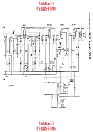 Siemens Telefunken 567 alternate 电路原理图.pdf
