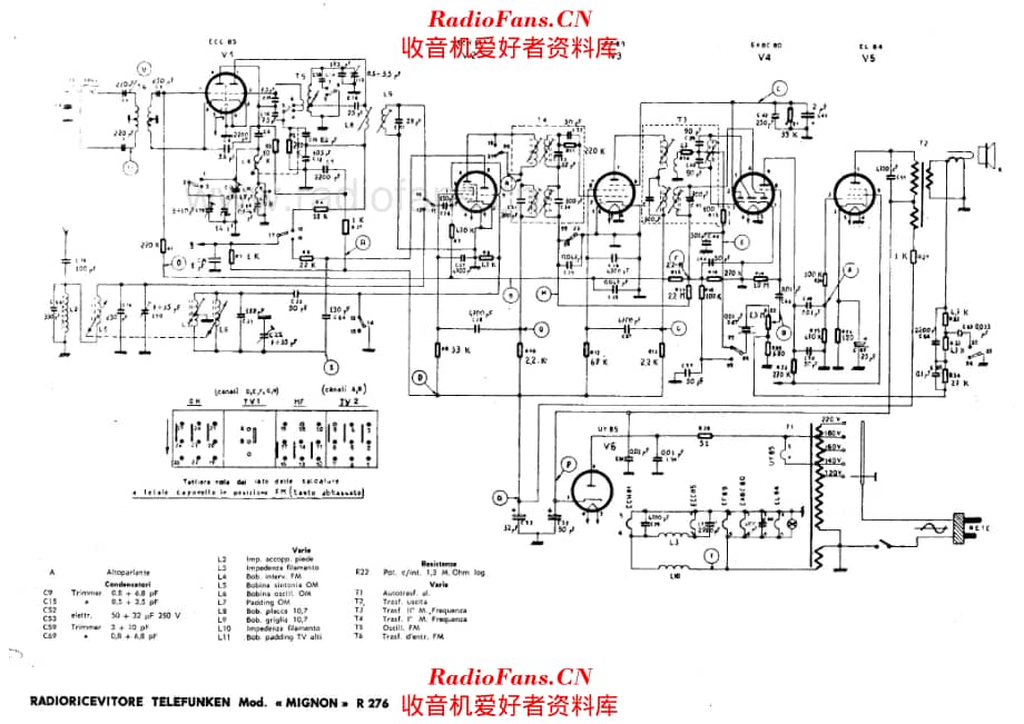 Telefunken Mignon R276 电路原理图.pdf_第1页