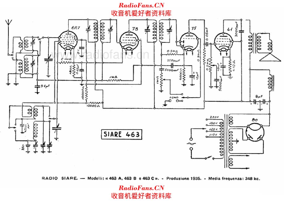 Siare 463A 463B 463C 电路原理图.pdf_第1页