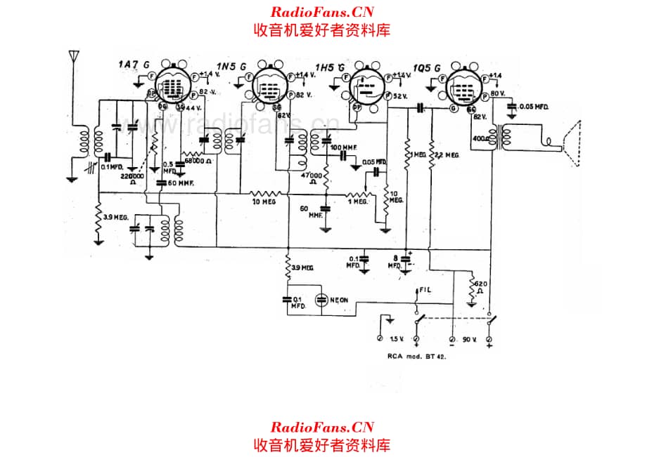 RCA BT42 电路原理图.pdf_第1页