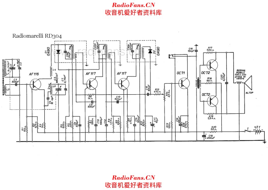 Radiomarelli RD304 电路原理图.pdf_第1页