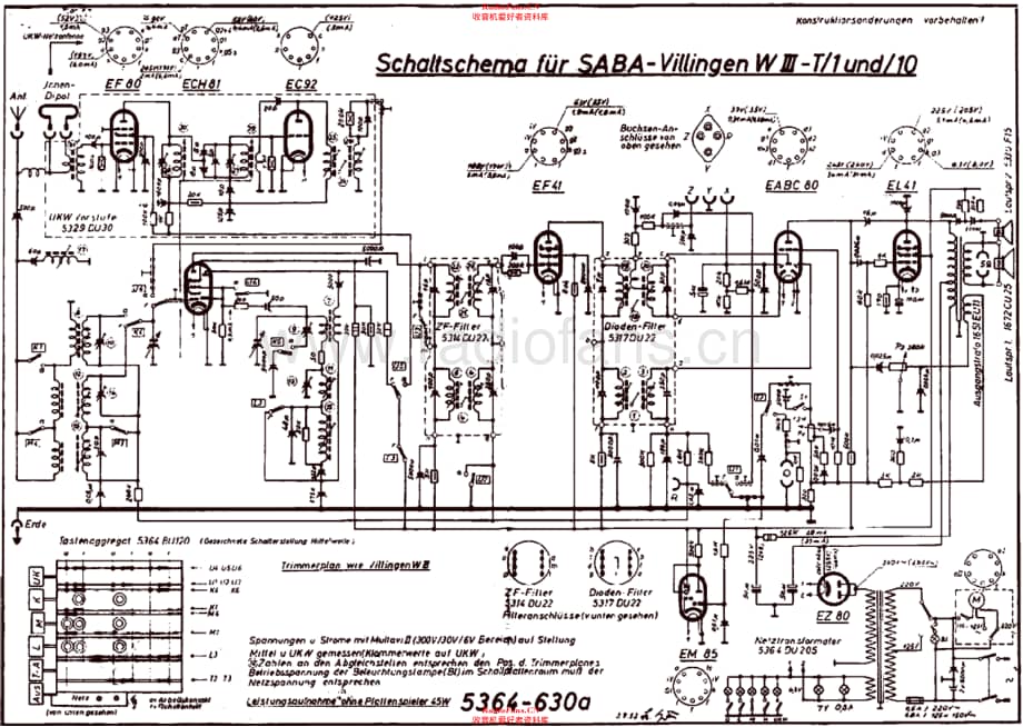 Saba Villingen WIII 电路原理图.pdf_第1页