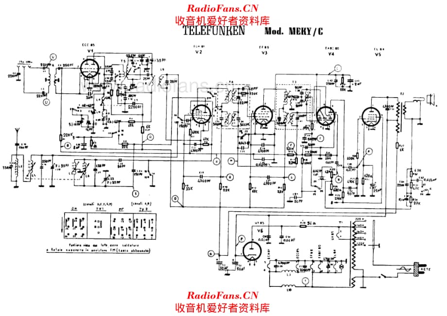 Telefunken Meky C alternate 电路原理图.pdf_第1页