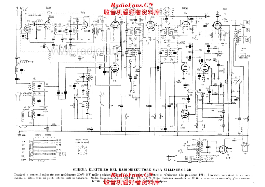 Saba Villingen 6-3D alternate 电路原理图.pdf_第1页