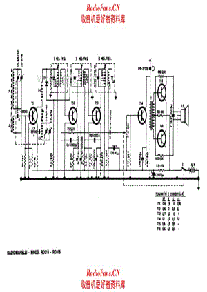 Radiomarelli RD314 RD316 电路原理图.pdf