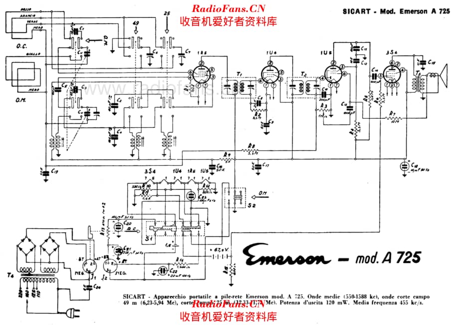 Sicart Emerson A725 电路原理图.pdf_第1页