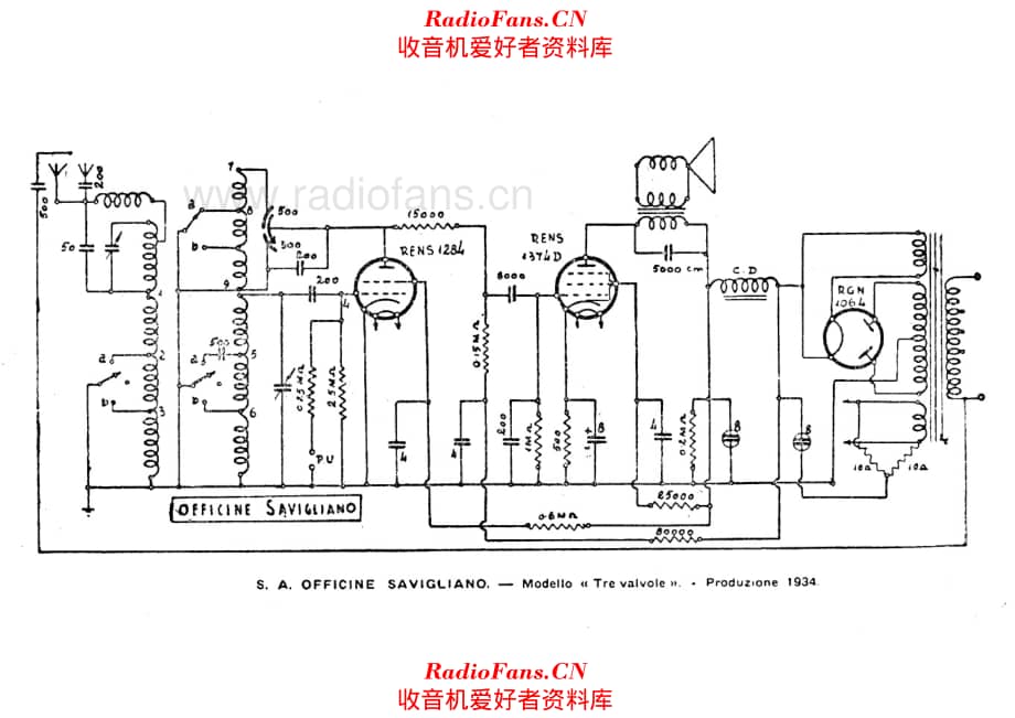 Savigliano 3 Valvole 电路原理图.pdf_第1页