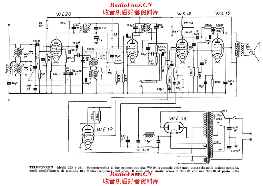 Telefunken 264 265 电路原理图.pdf_第1页