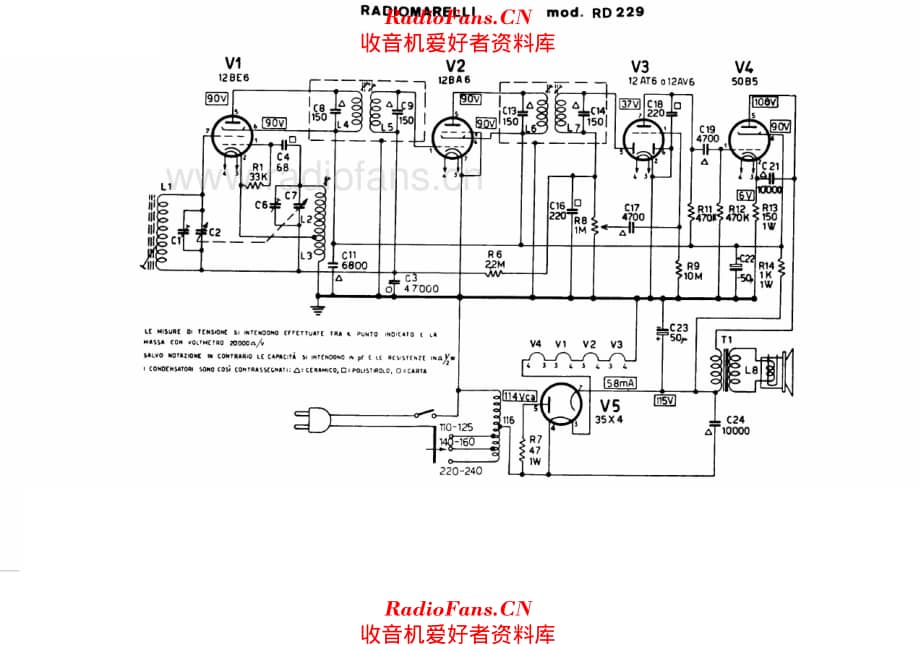 Radiomarelli RD229_2 电路原理图.pdf_第1页