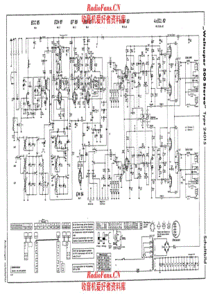 Schaub Lorenz Weltsuper 500 Type 24015 电路原理图.pdf