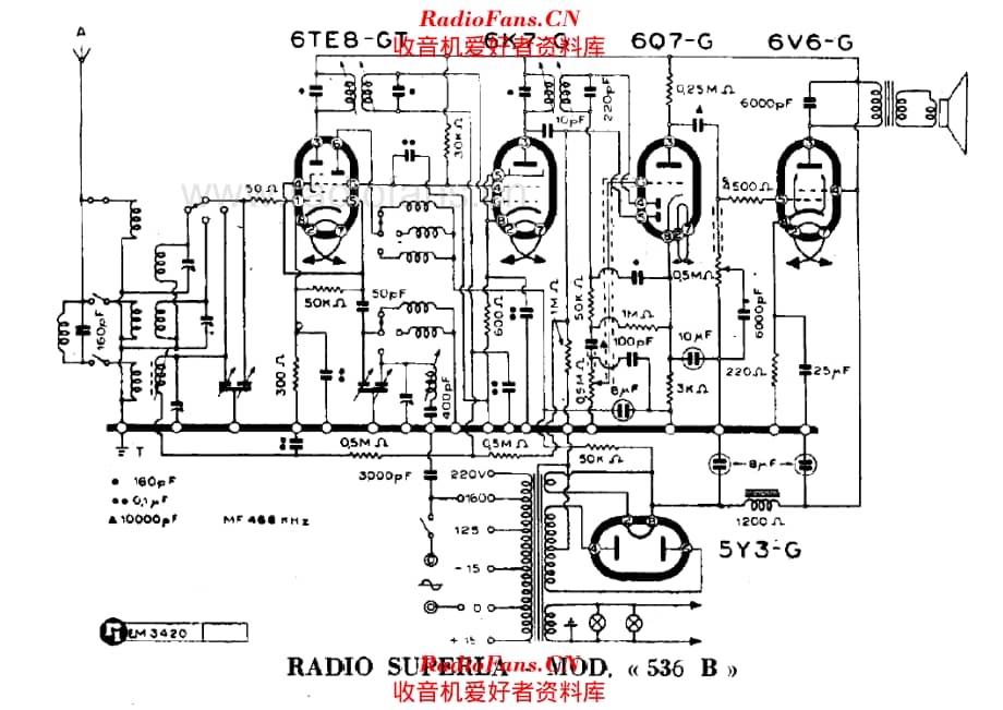 Radio Superla 536B 电路原理图.pdf_第1页