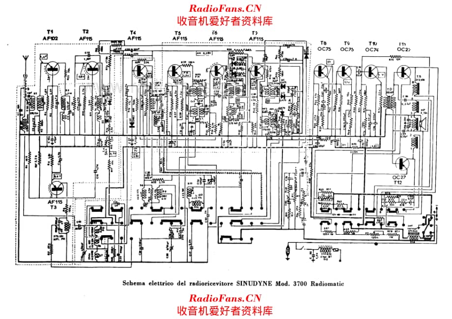 Sinudyne 3700 Radiomatic 电路原理图.pdf_第1页