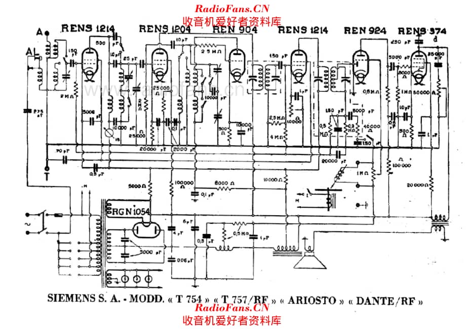 Siemens T754 T757-RF Ariosto Dante-RF 电路原理图.pdf_第1页