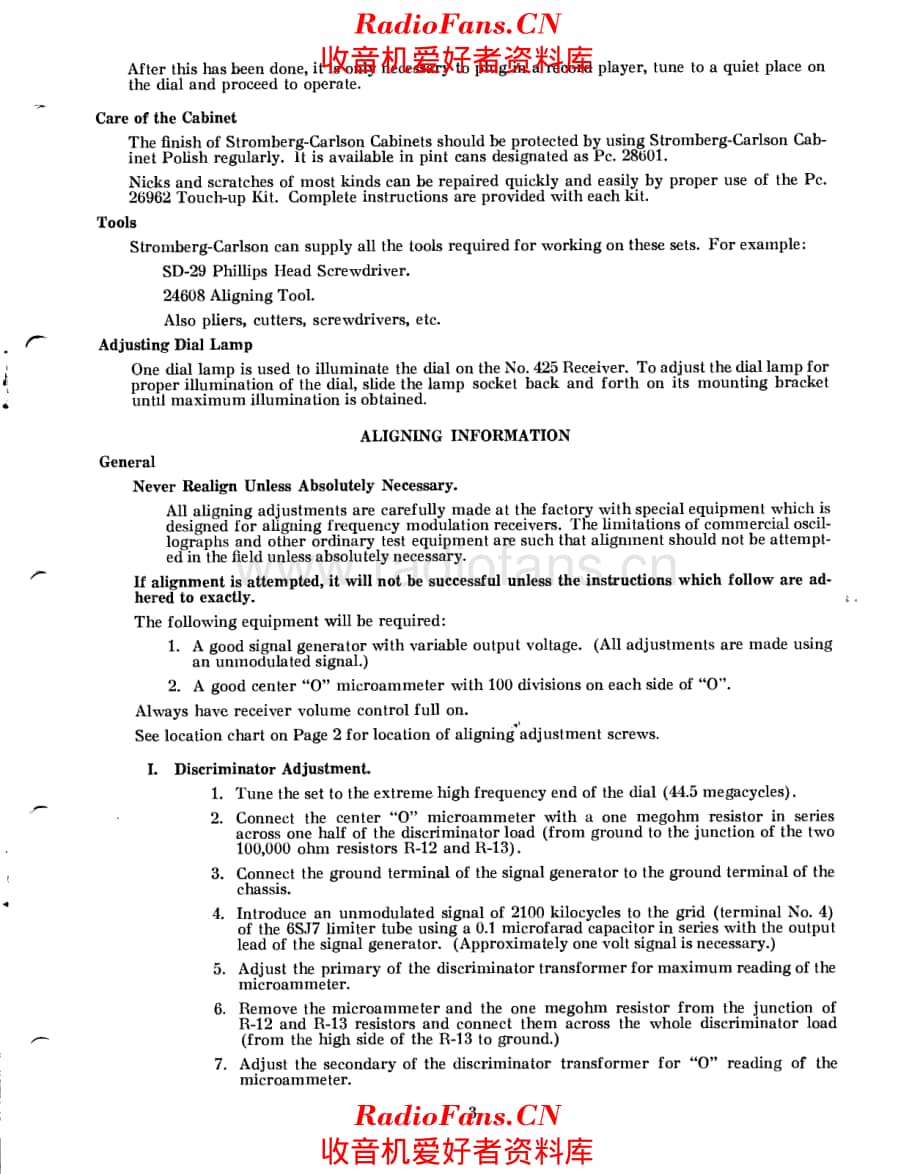 Stromberg Carlson 425 service manual 电路原理图.pdf_第3页