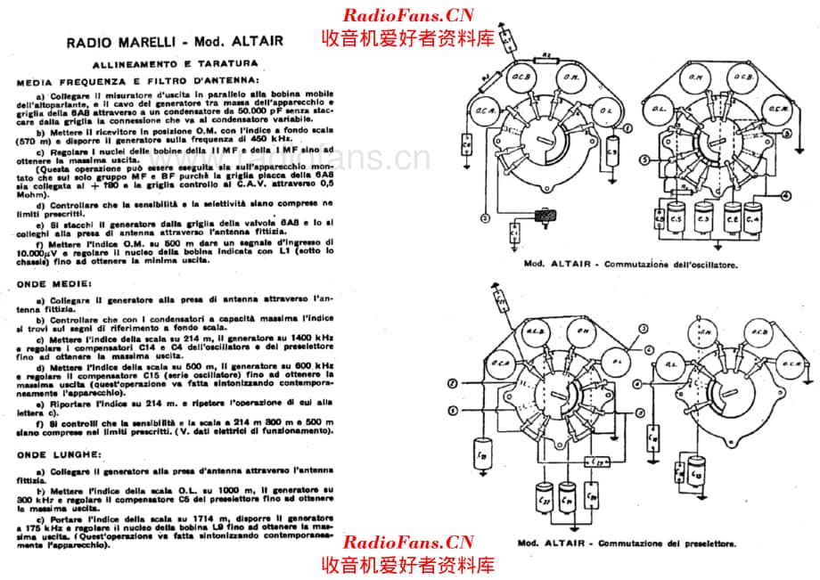 Radiomarelli Altair alignment I 电路原理图.pdf_第1页