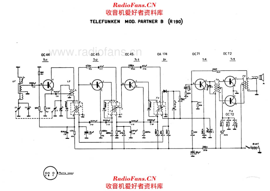 Telefunken Partner B R190 电路原理图.pdf_第1页