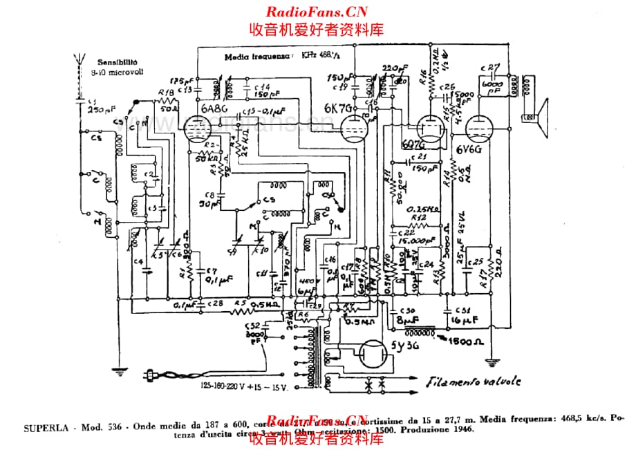 Radio Superla 536_2 电路原理图.pdf_第1页