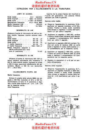 Radiomarelli 159 alignment I 电路原理图.pdf