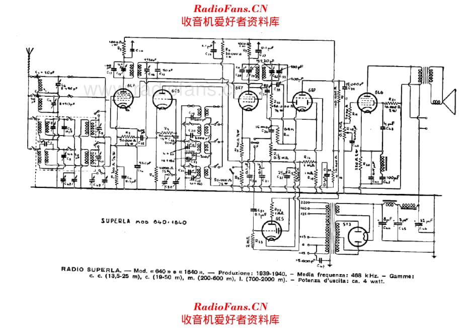 Radio Superla 640 1640 电路原理图.pdf_第1页