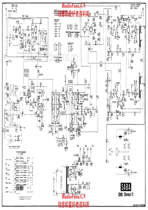 Saba 2000 Stereo 11 电路原理图.pdf