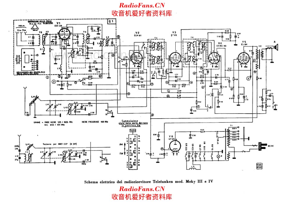 Telefunken Meky III Meky IV 电路原理图.pdf_第1页