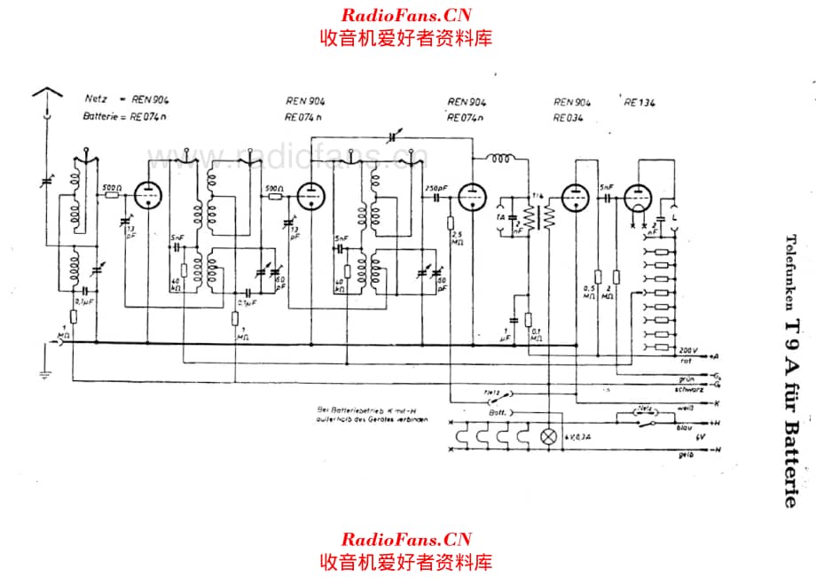 Telefunken T9A 电路原理图.pdf_第1页