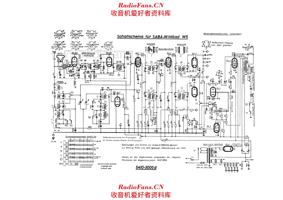 Saba Wildbad W5 电路原理图.pdf_第1页