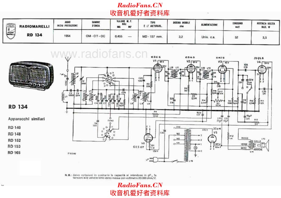 Radiomarelli RD134_2 电路原理图.pdf_第1页